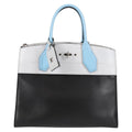 Louis Vuitton City Steamer Handbag Leather Black Leather Handbag