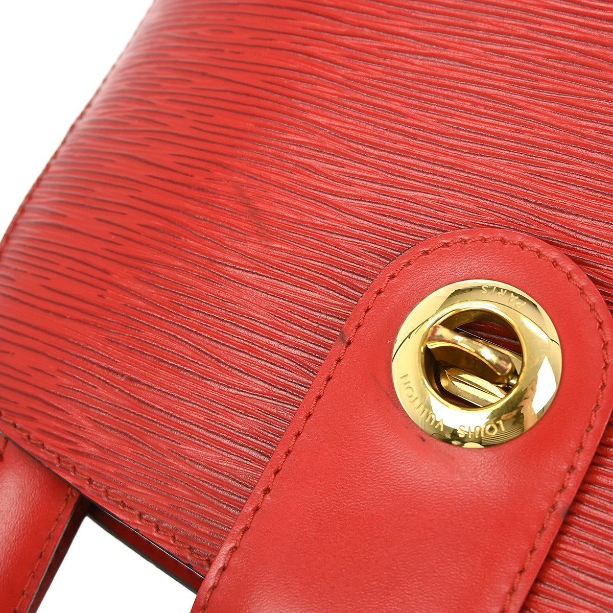 Louis Vuitton Cluny Shoulder Bag Epi Leather Red Leather Shoulder Bag