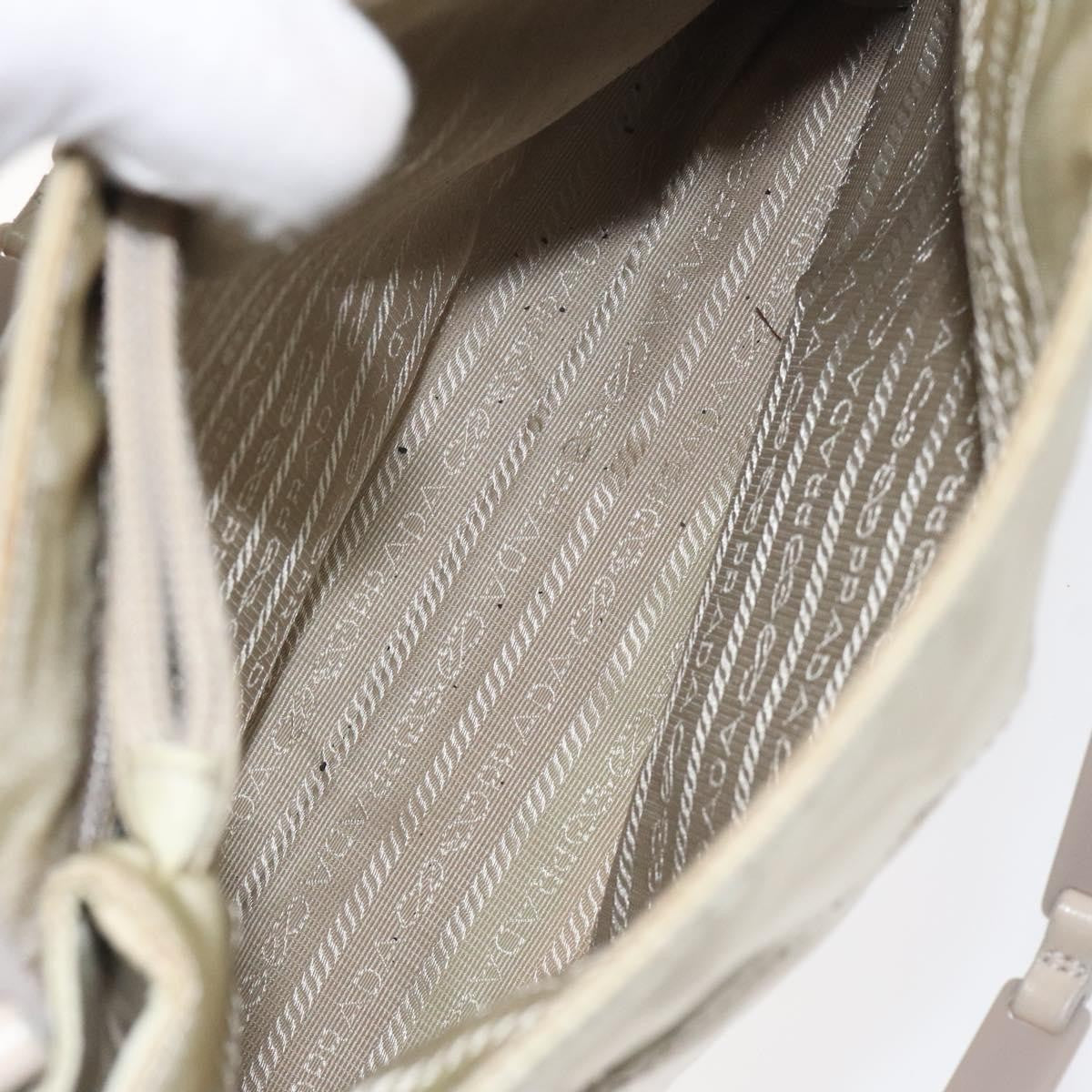 Prada Vintage Tote Tessuto Beige Nylon Tote Bag Bag