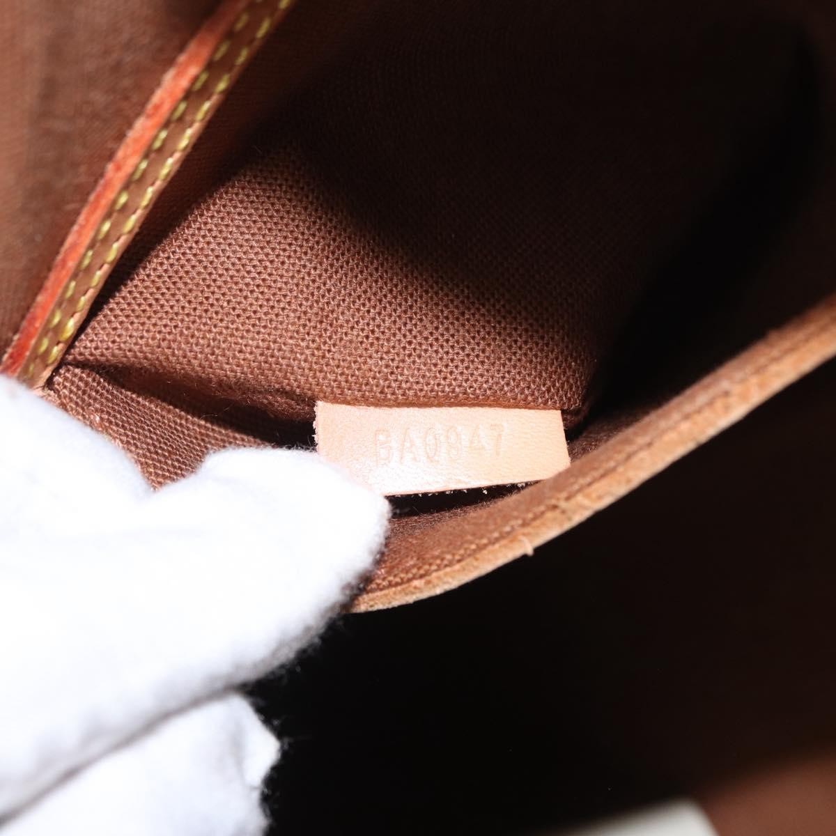 Louis Vuitton Alma Handbag Monogram Canvas Brown Canvas Handbag