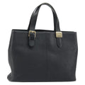 Burberry Vintage Handbag Leather Black Leather Handbag