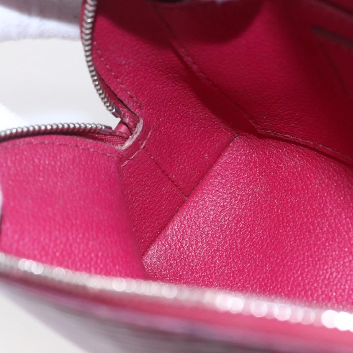 Louis Vuitton Cosmetic Pouch Epi Leather Burgundy Leather Clutche & Pouche Bag