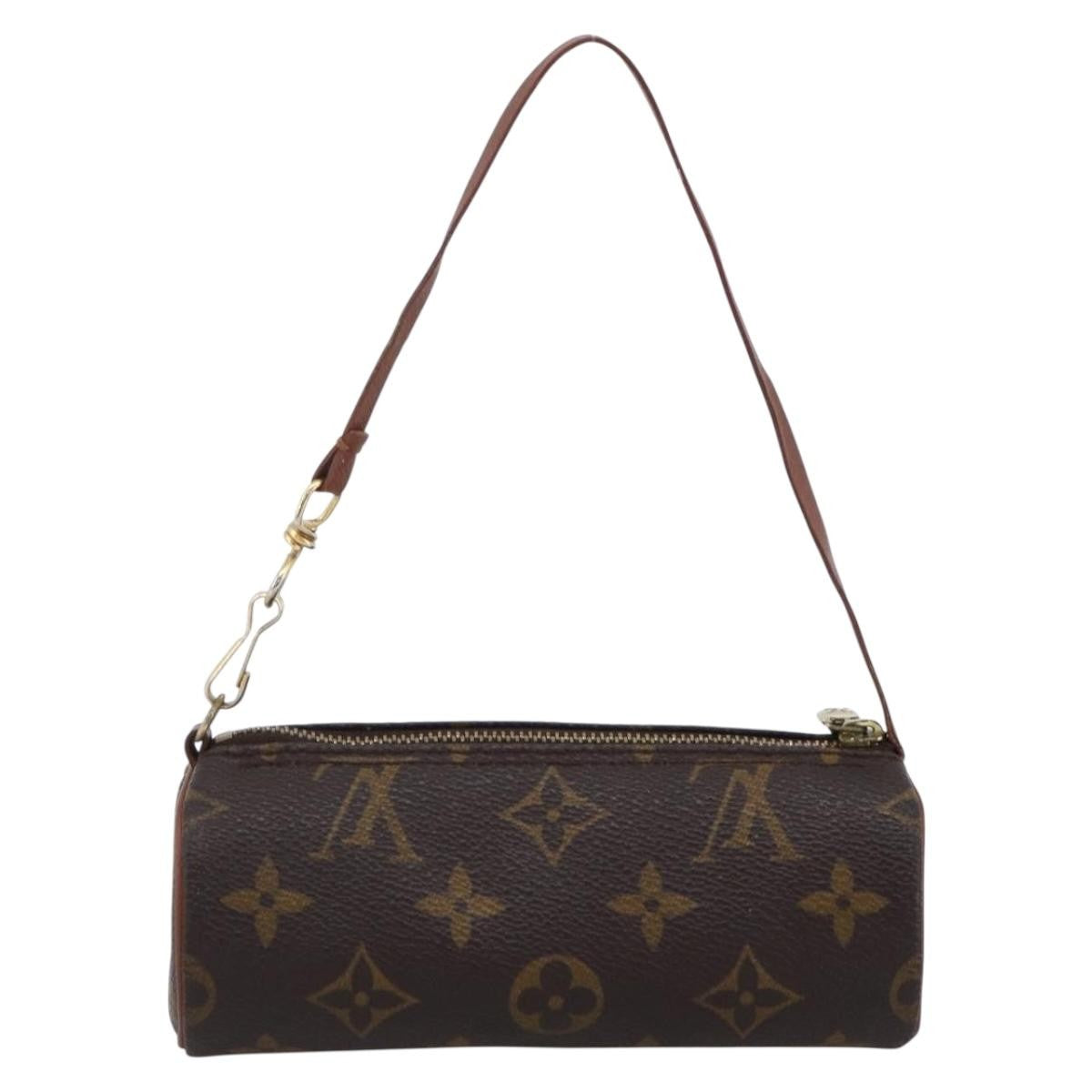 Louis Vuitton Papillon Pochette Monogram Canvas Brown Canvas Clutche & Pouche Bag