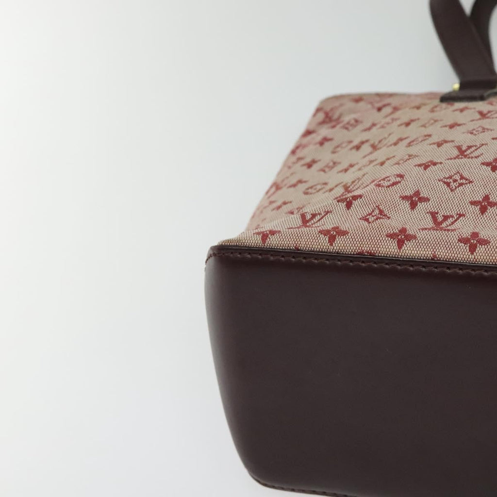 Louis Vuitton Cabas Piano Monogram Canvas Red Canvas Bag