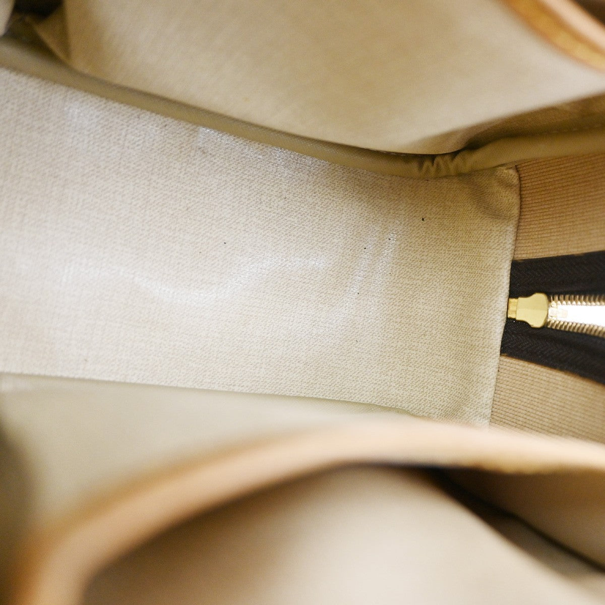 Louis Vuitton Trouville Handbag Monogram Canvas Brown Canvas Handbag