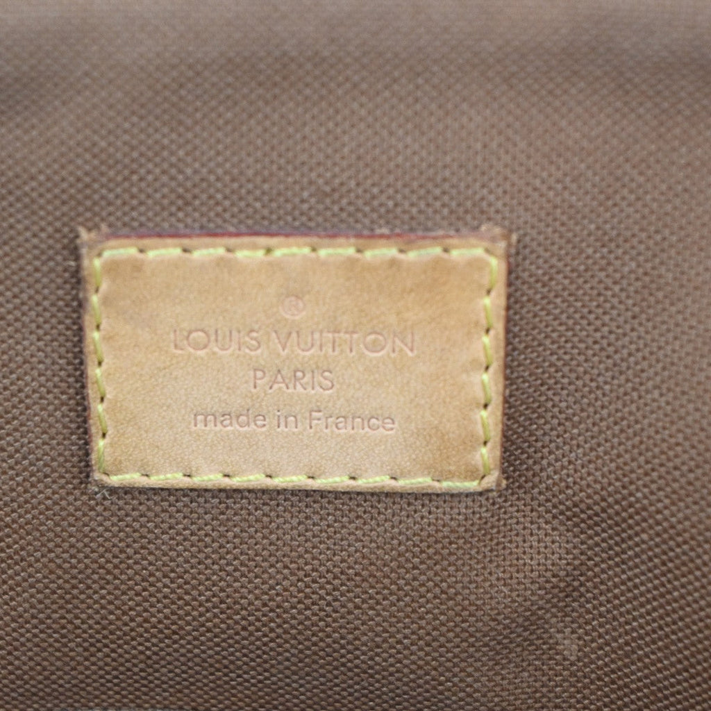 Louis Vuitton Tivoli Handbag Monogram Canvas Brown Canvas Shoulder Bag