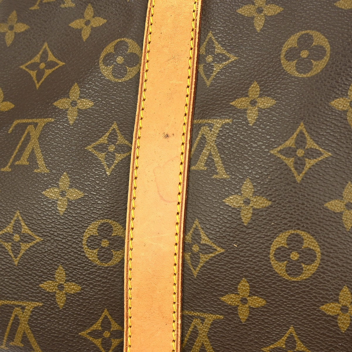 Louis Vuitton Keepall Bag Monogram Canvas Brown Canvas Travel Bag