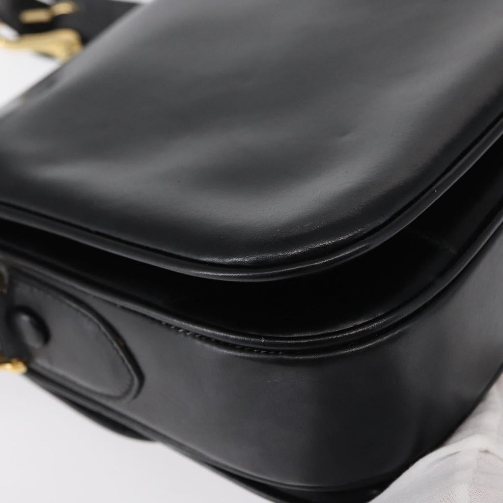 Celine Horse Carriage Shoulder Bag Leather Black Leather Shoulder Bag Bag