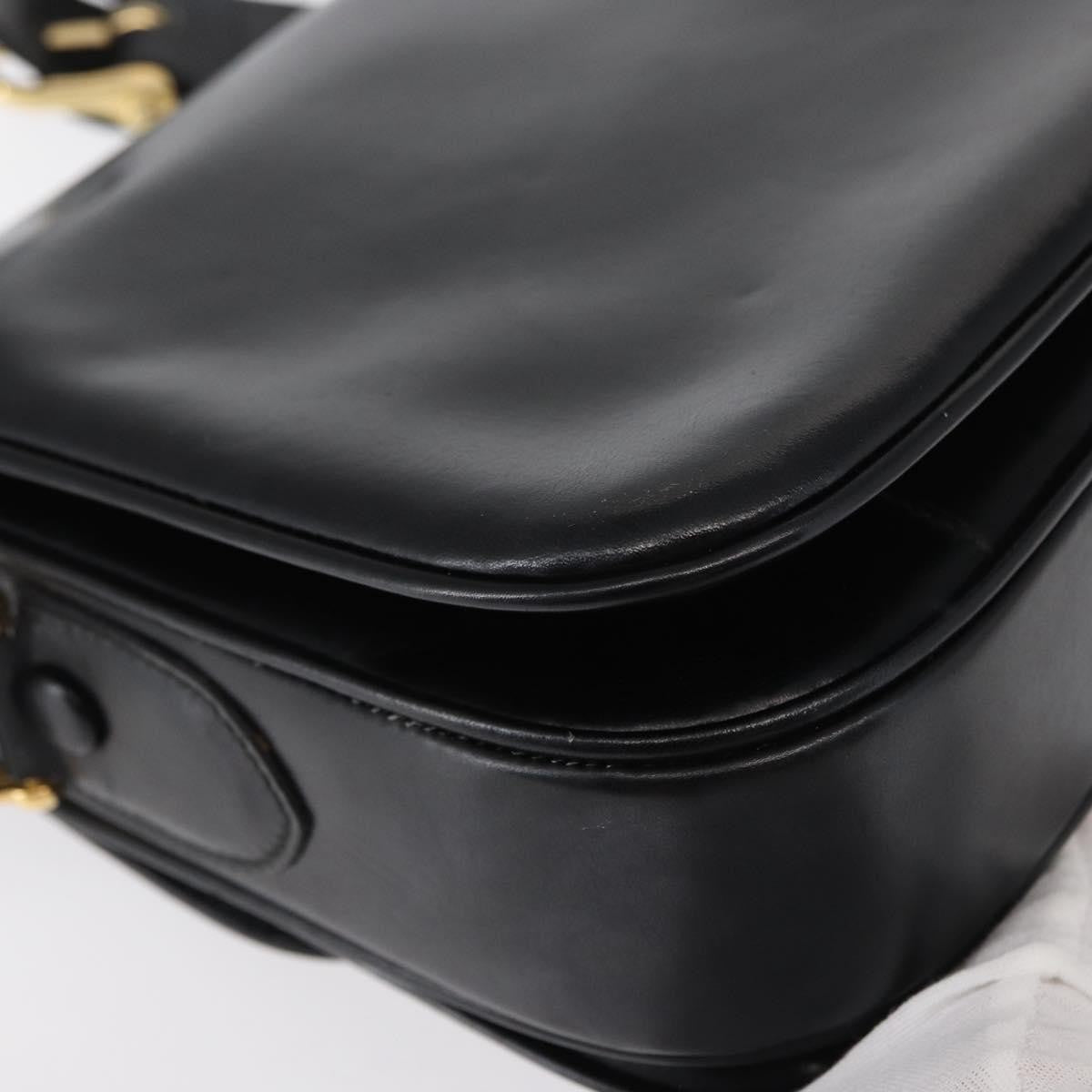 Celine Horse Carriage Shoulder Bag Leather Black Leather Shoulder Bag Bag