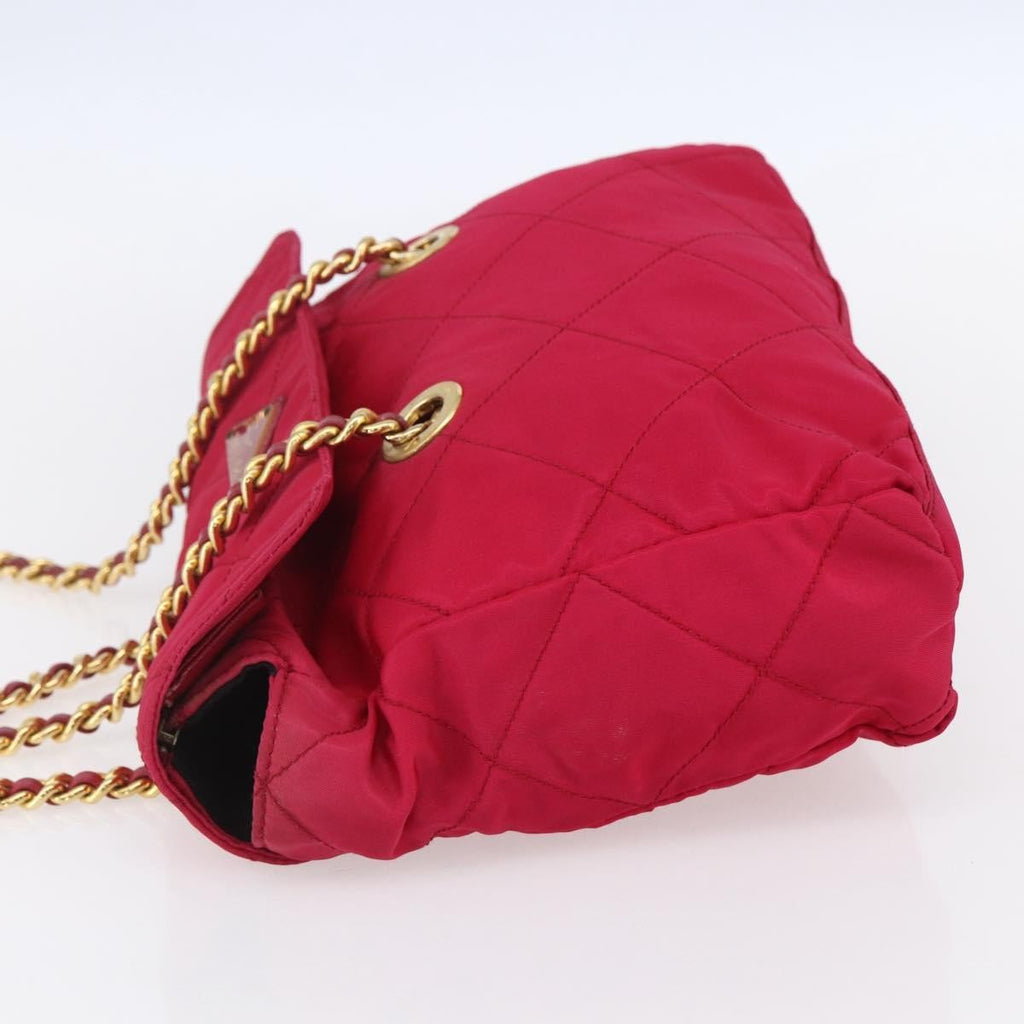 Prada Re-Edition 1995 Chain Tote Quilted Re-Nylon Pink Nylon Shoulder Bag Bag