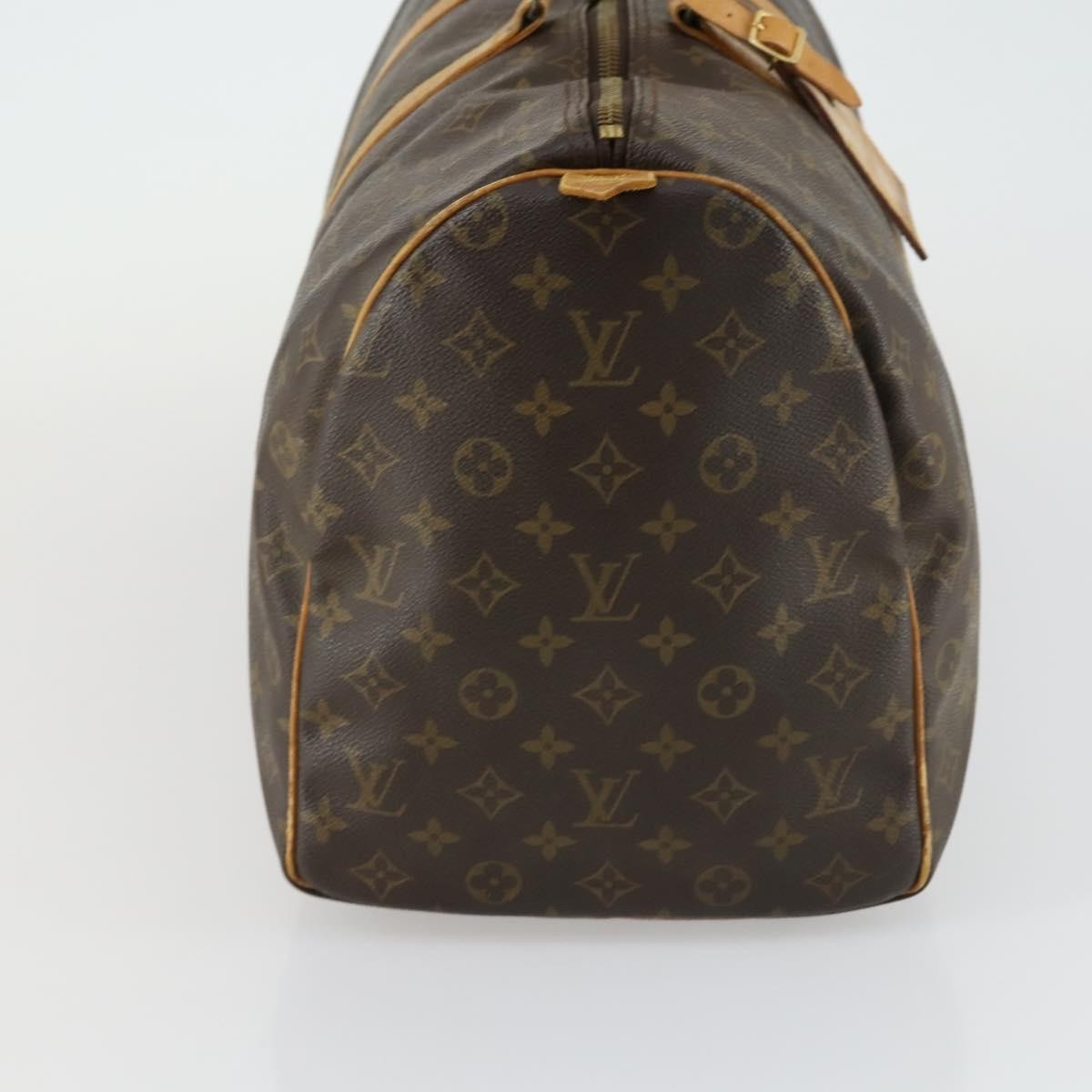Louis Vuitton Keepall Bag Monogram Canvas Brown Canvas Travel Bag