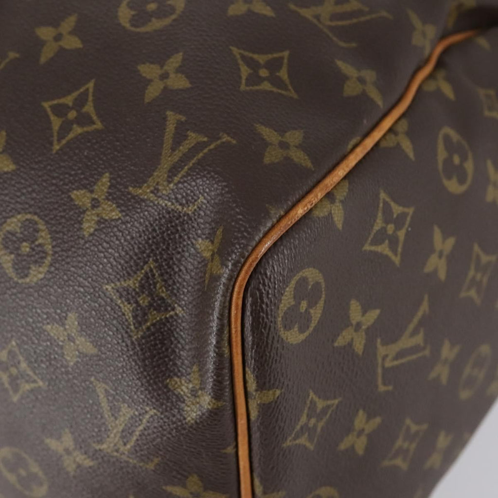 Louis Vuitton Keepall Bag Monogram Canvas Brown Canvas Travel Bag