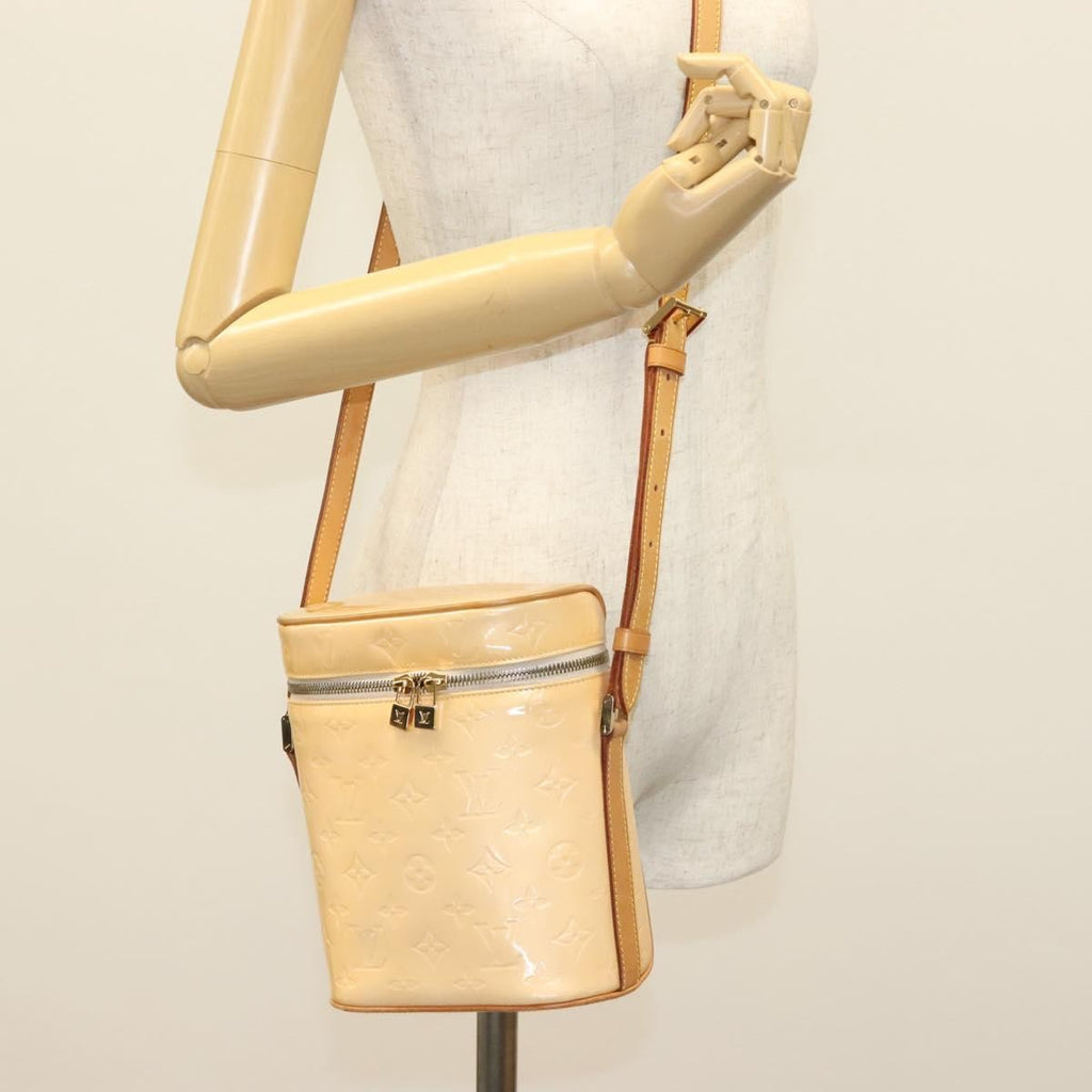 Louis Vuitton Sullivan Handbag Monogram Vernis Pink Patent_Leather Shoulder Bag