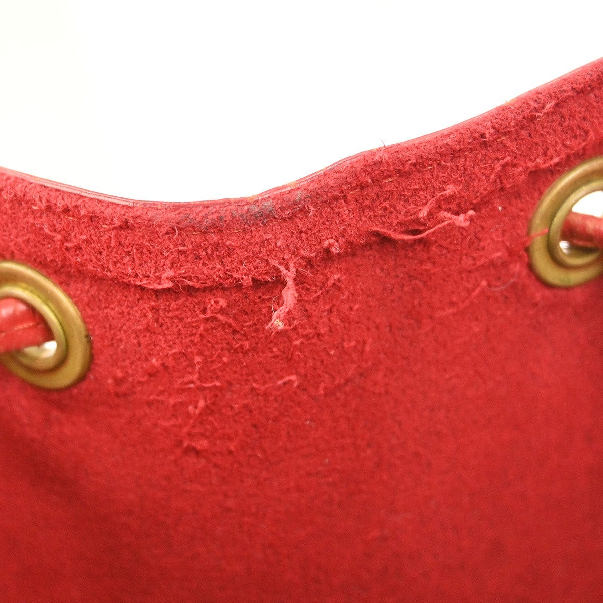 Louis Vuitton Noe Handbag Epi Leather Red Leather Shoulder Bag