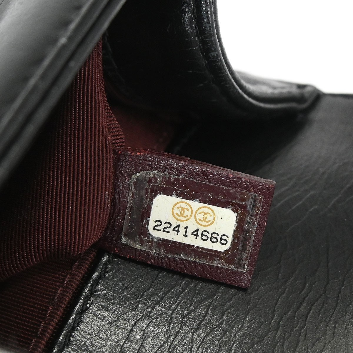 Chanel Boy Flap Bag Quilted Glazed Calfskin Black Leather Handbag