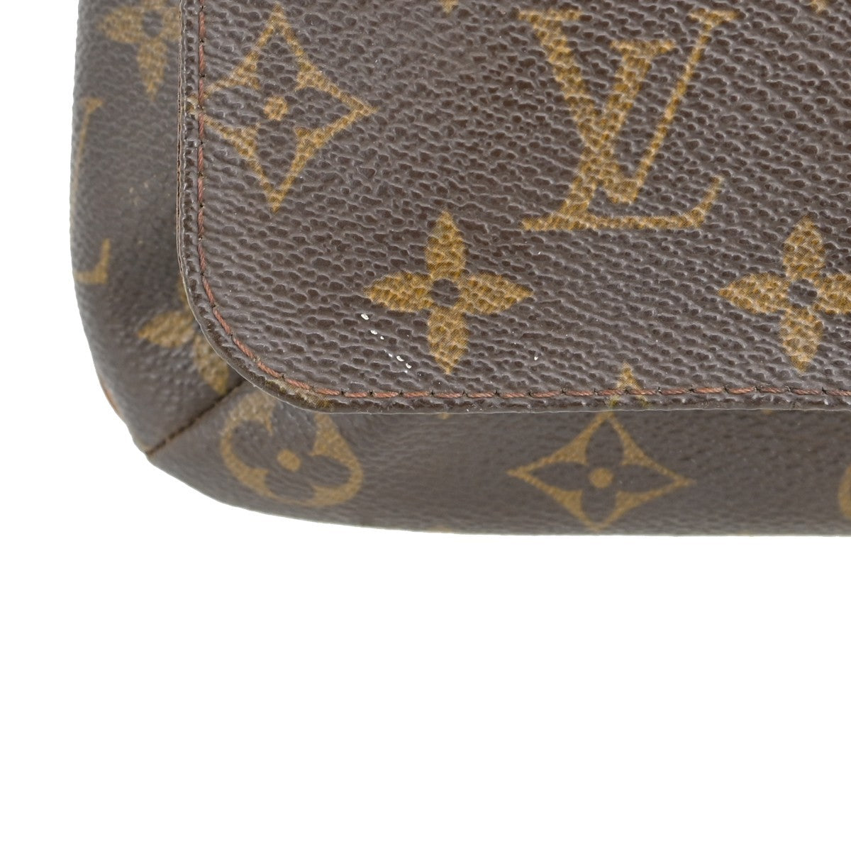 Louis Vuitton Musette Salsa Handbag Monogram Canvas Brown Canvas Shoulder Bag