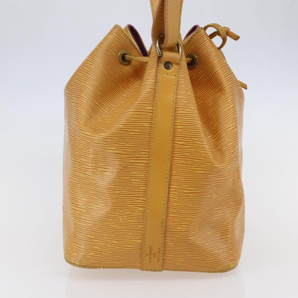 Louis Vuitton Petit Noe Handbag Epi Leather Yellow Leather Shoulder Bag