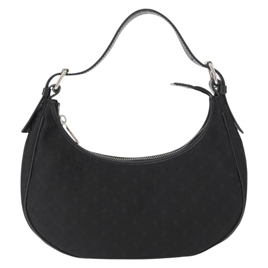 Celine Ava Bag Macadam Canvas Black Canvas Handbag