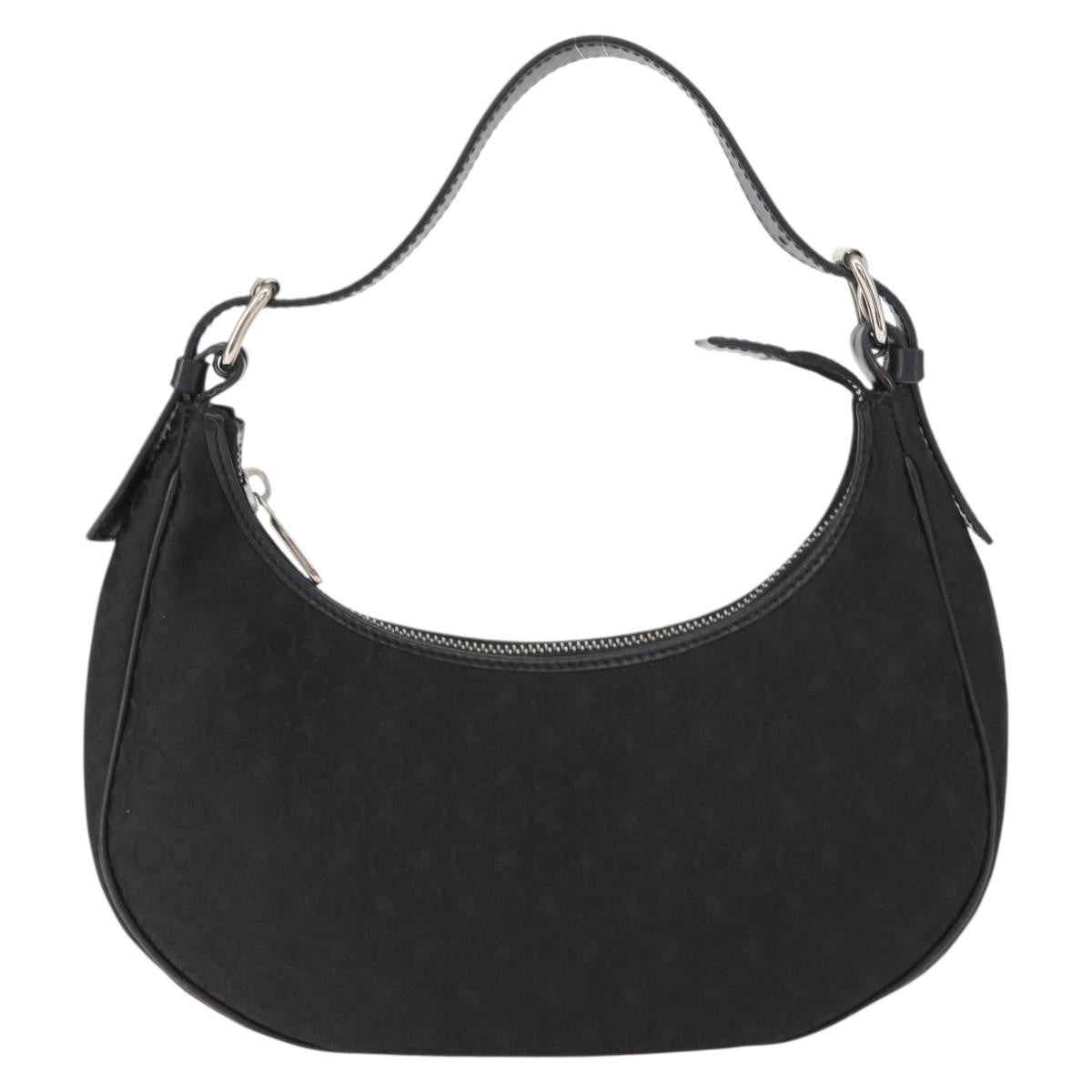Celine Ava Bag Macadam Canvas Black Canvas Handbag