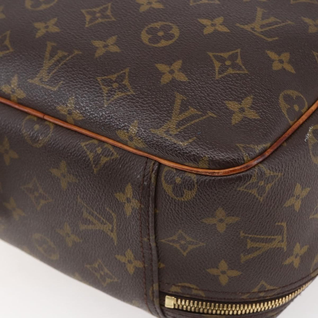 Louis Vuitton Excursion Handbag Monogram Canvas Brown Canvas Handbag