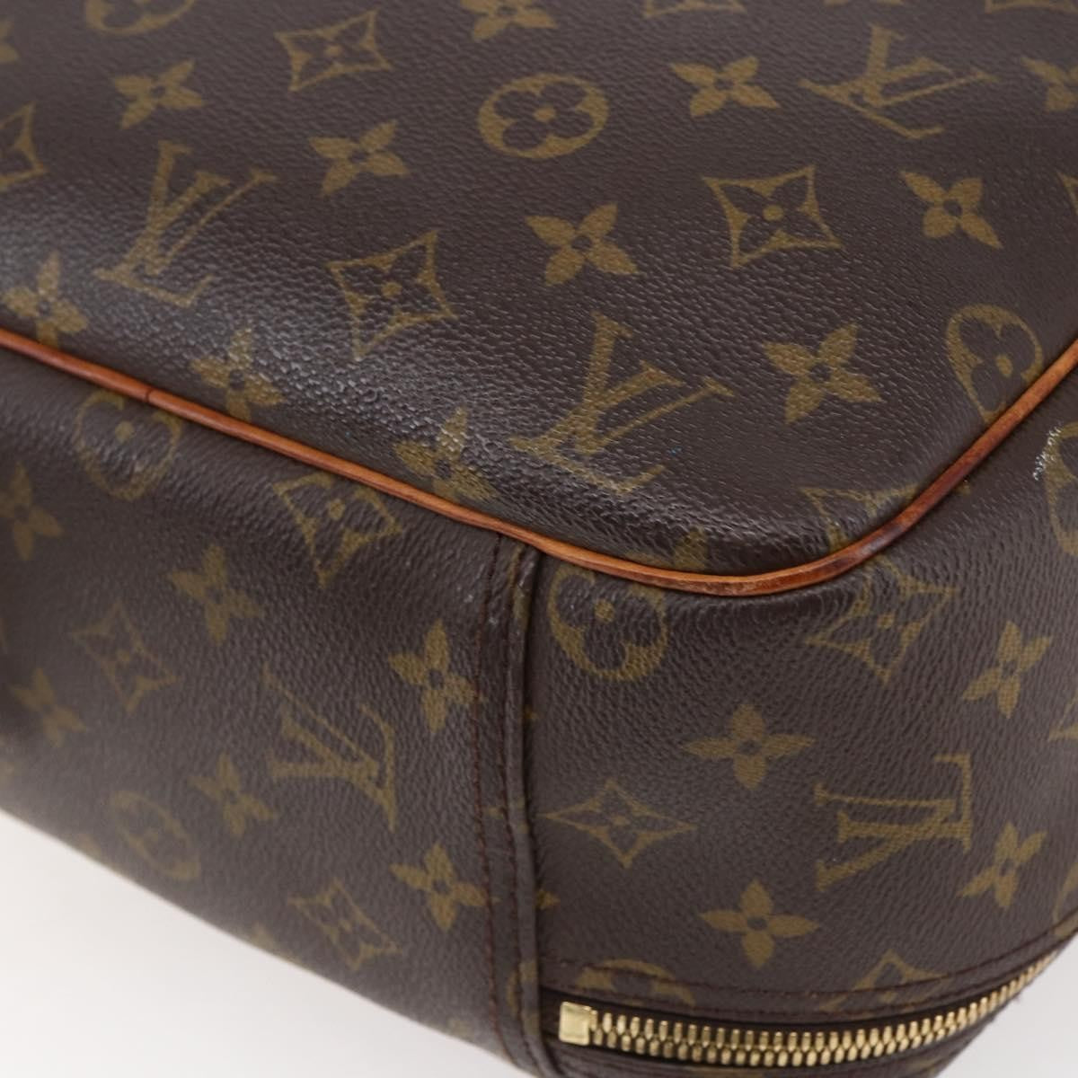 Louis Vuitton Excursion Handbag Monogram Canvas Brown Canvas Handbag