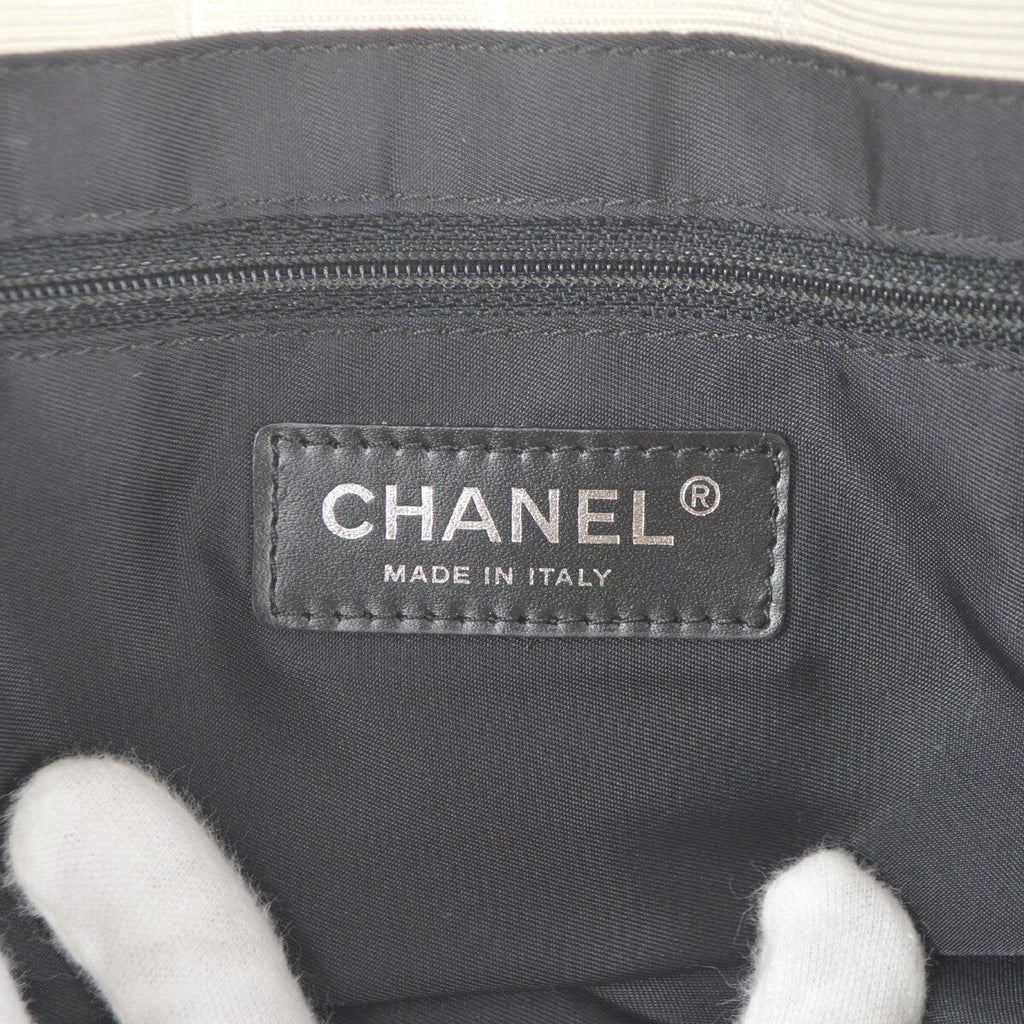 Chanel Travel Line Tote Nylon White Nylon Tote Bag Bag