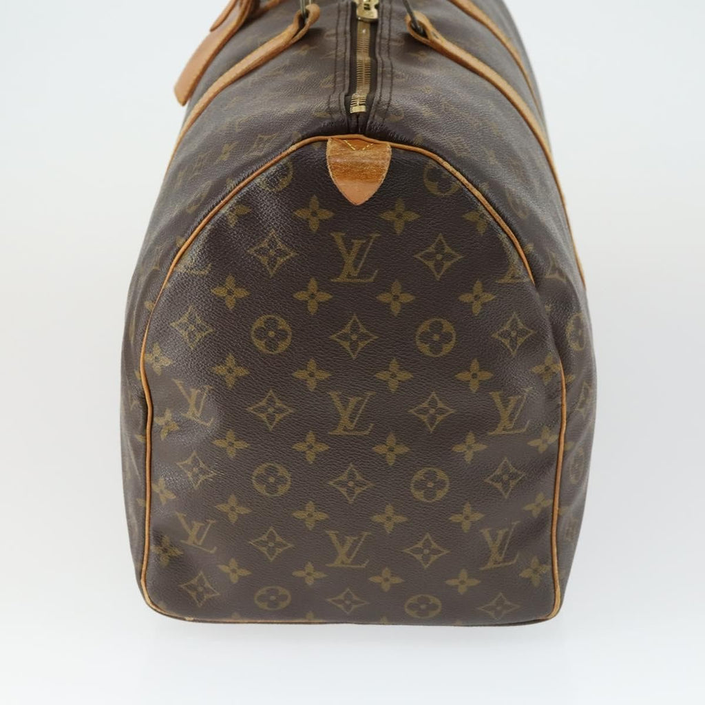 Louis Vuitton Keepall Bag Monogram Canvas Brown Canvas Travel Bag