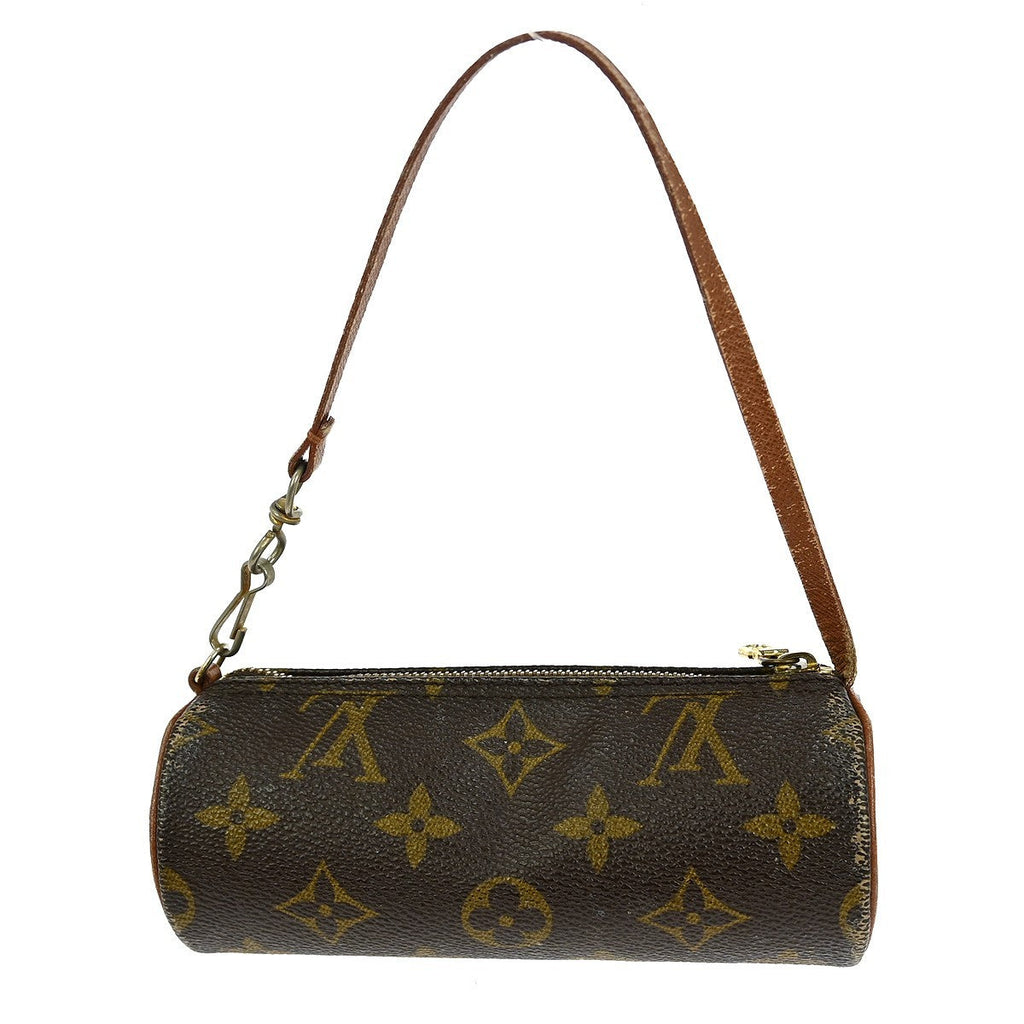 Louis Vuitton Papillon Pochette Monogram Canvas Brown Canvas Clutche & Pouche Bag
