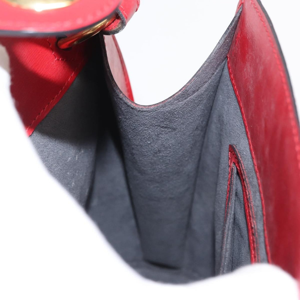 Louis Vuitton Cluny Shoulder Bag Epi Leather Red Leather Shoulder Bag