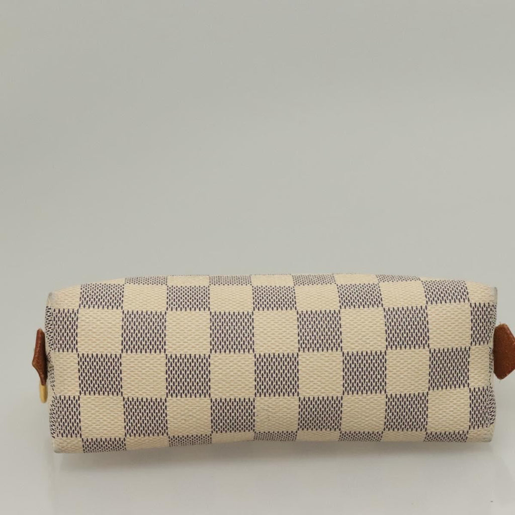 Louis Vuitton Cosmetic Pouch Damier White Canvas Bag
