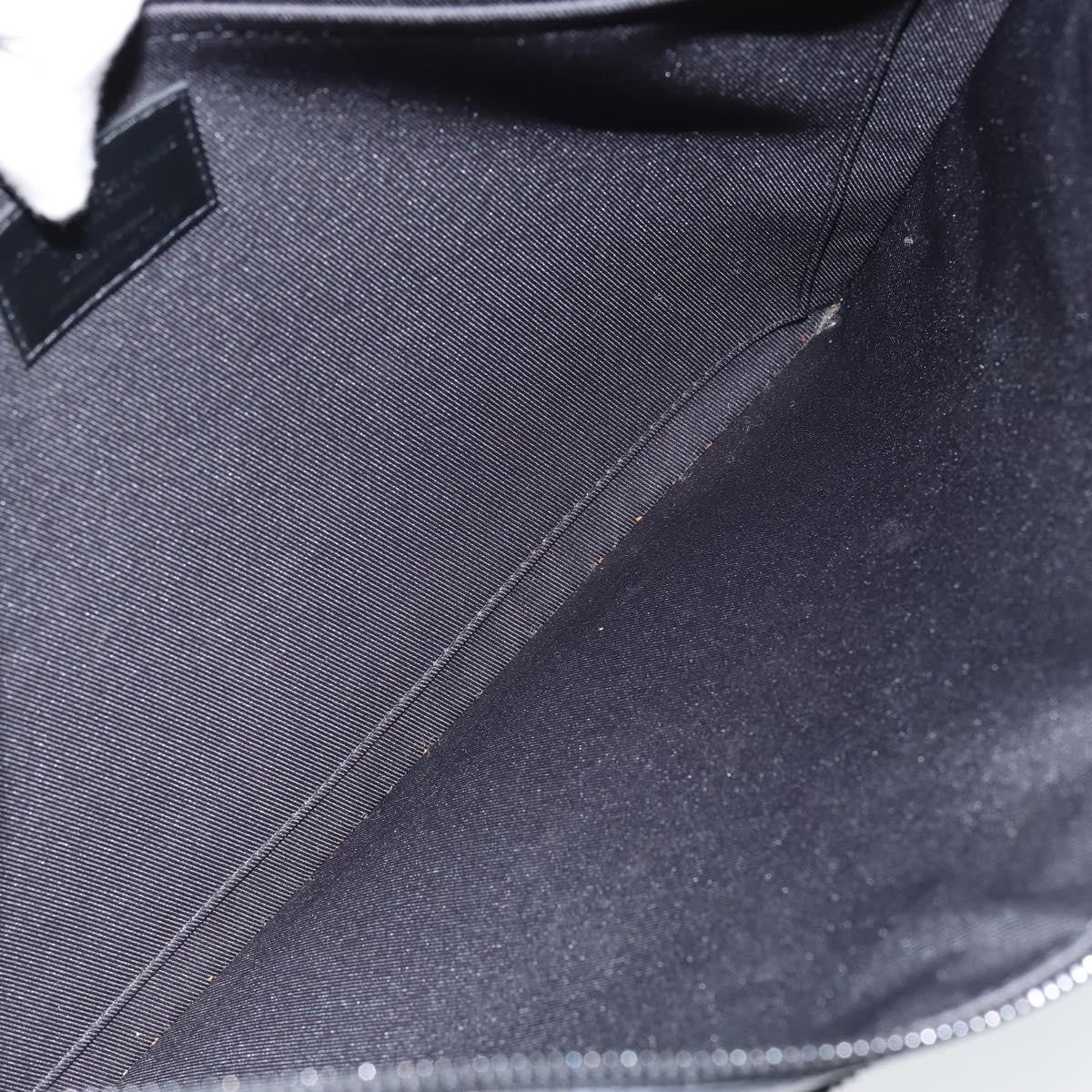 Louis Vuitton Pochette A4 Rainbow Taiga Leather Black Leather Clutche & Pouche Bag