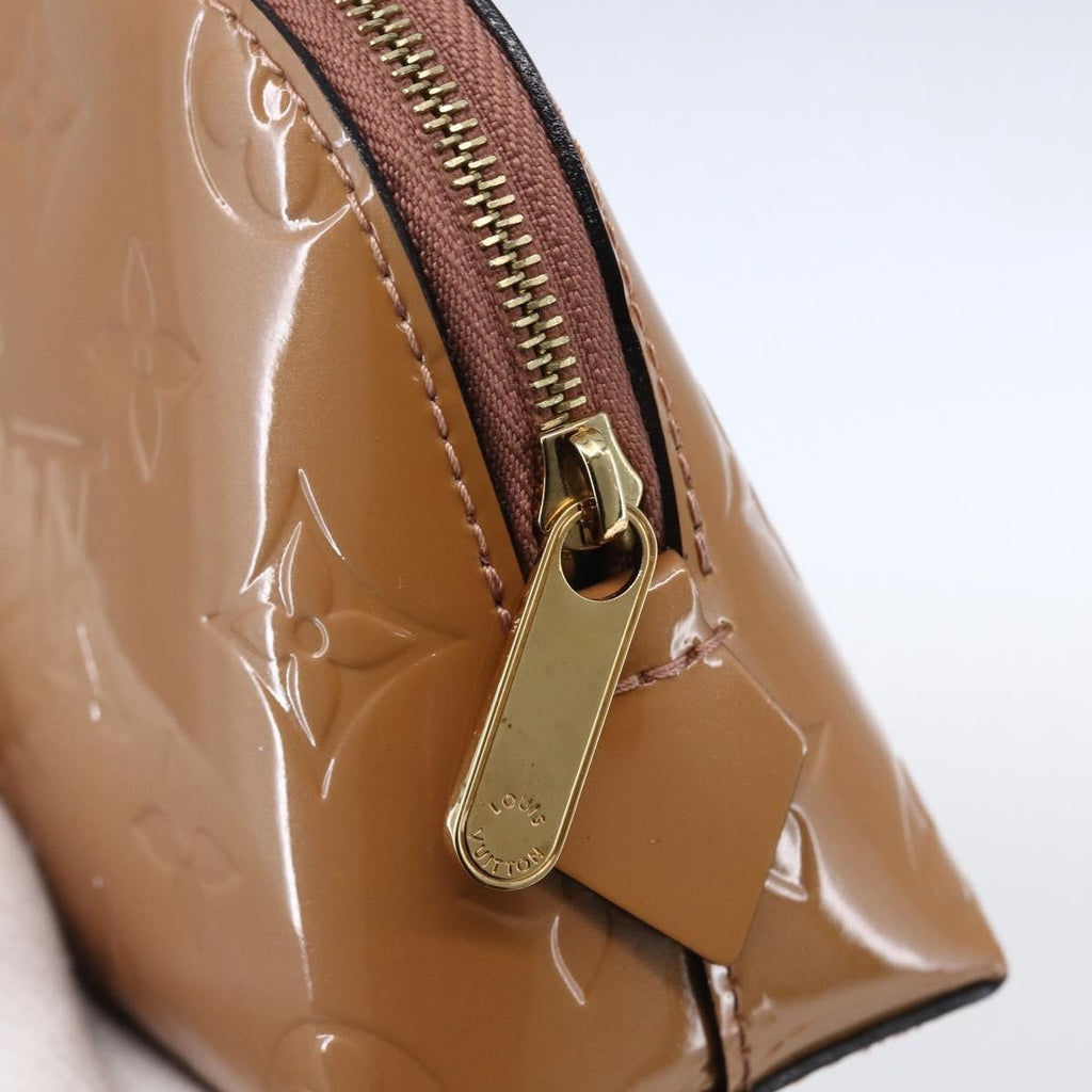 Louis Vuitton Cosmetic Pouch Monogram Vernis Brown Patent_Leather Clutche & Pouche Bag