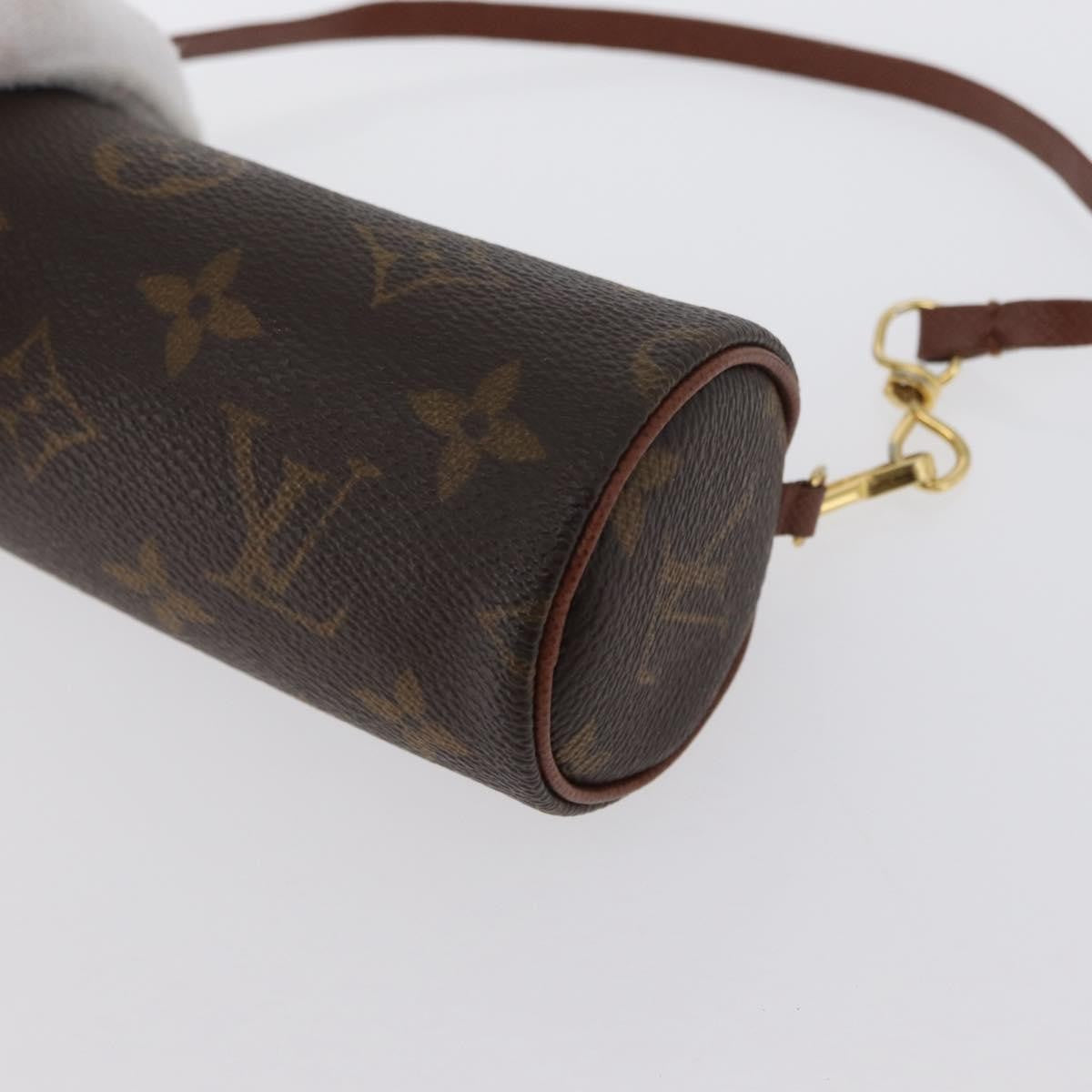Louis Vuitton Papillon Pochette Monogram Canvas Brown Canvas Clutche & Pouche Bag