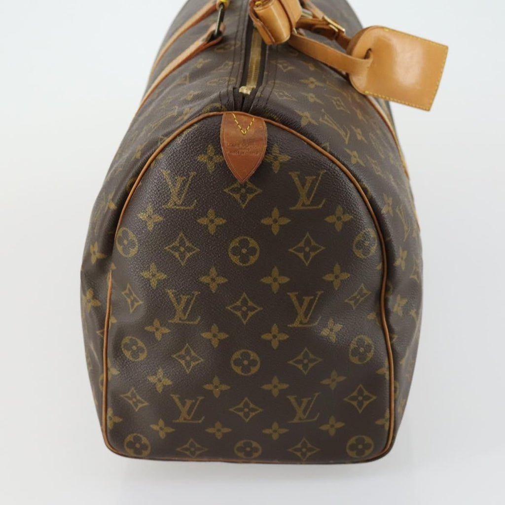 Louis Vuitton Keepall Bag Monogram Canvas Brown Canvas Travel Bag