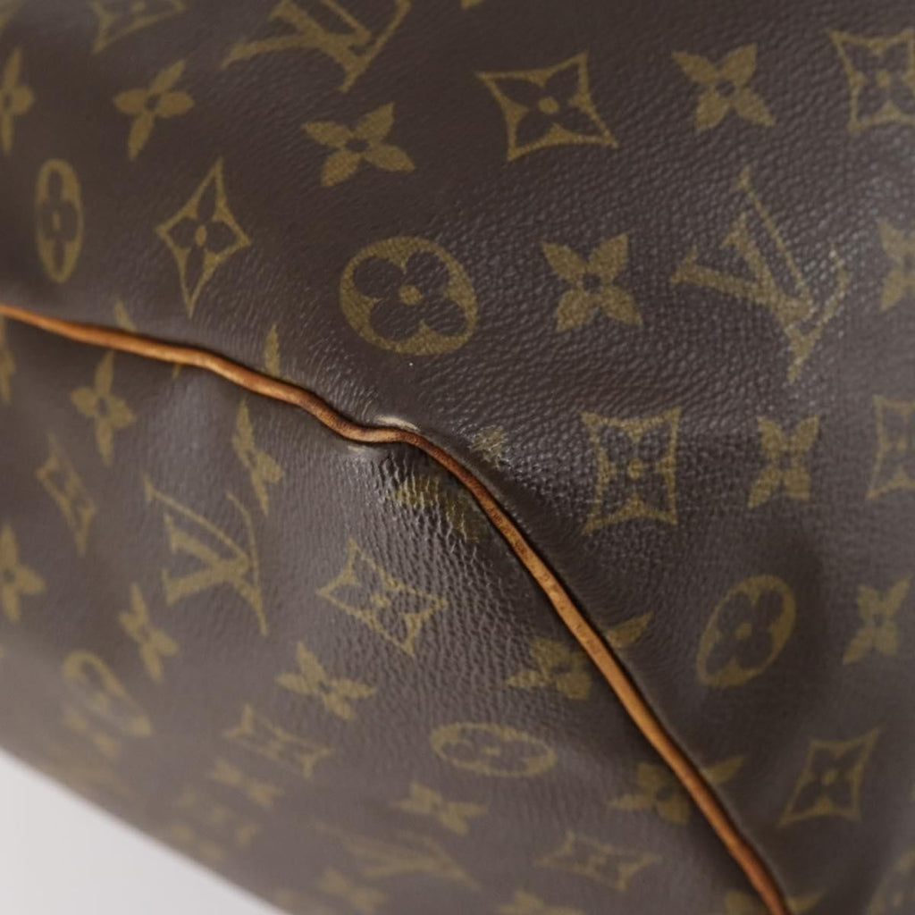 Louis Vuitton Keepall Bag Monogram Canvas Brown Canvas Travel Bag