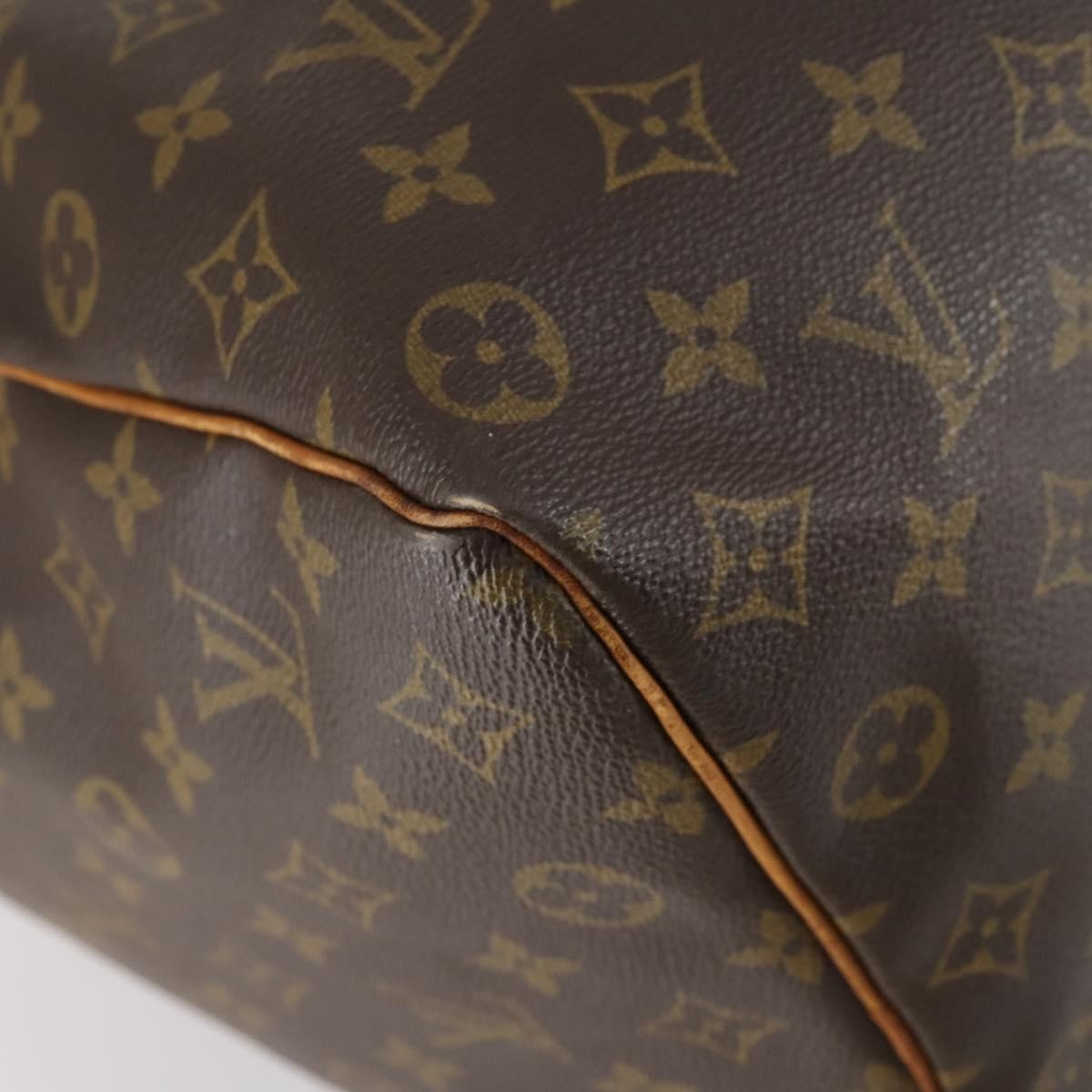 Louis Vuitton Keepall Bag Monogram Canvas Brown Canvas Travel Bag