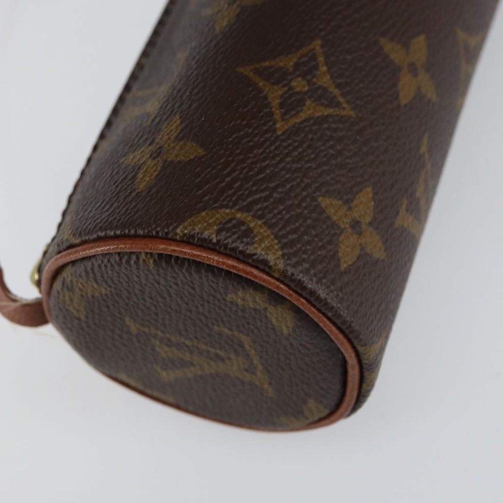 Louis Vuitton Papillon Pochette Monogram Canvas Brown Canvas Clutche & Pouche Bag