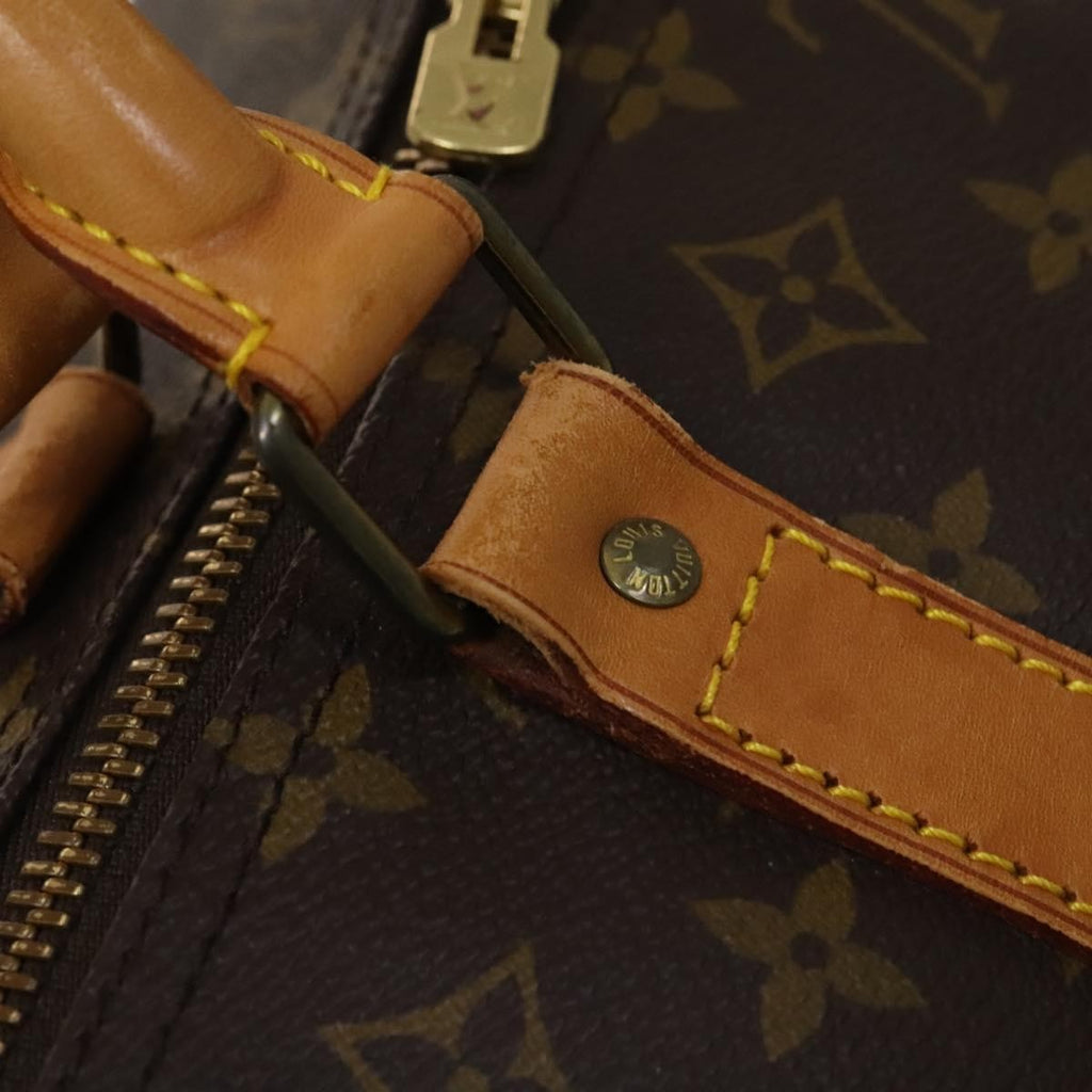 Louis Vuitton Keepall Bag Monogram Canvas Brown Canvas Travel Bag