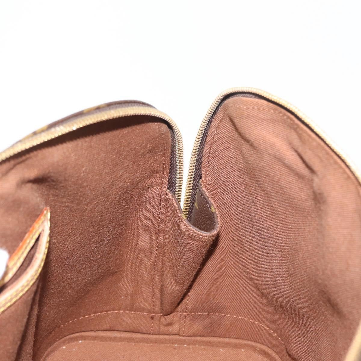 Louis Vuitton Alma Handbag Monogram Canvas Brown Canvas Handbag
