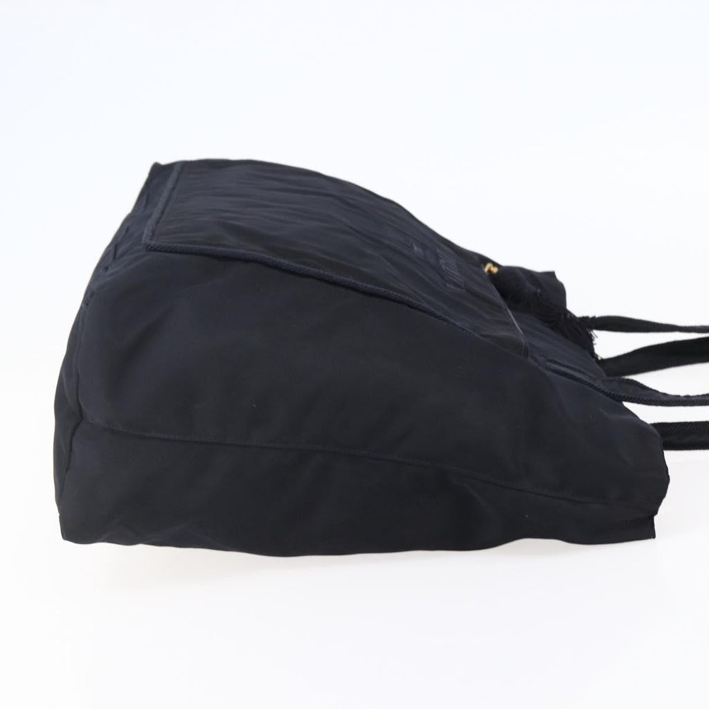 Prada Front Pocket Zip Tote Tessuto Black Nylon Tote Bag Bag