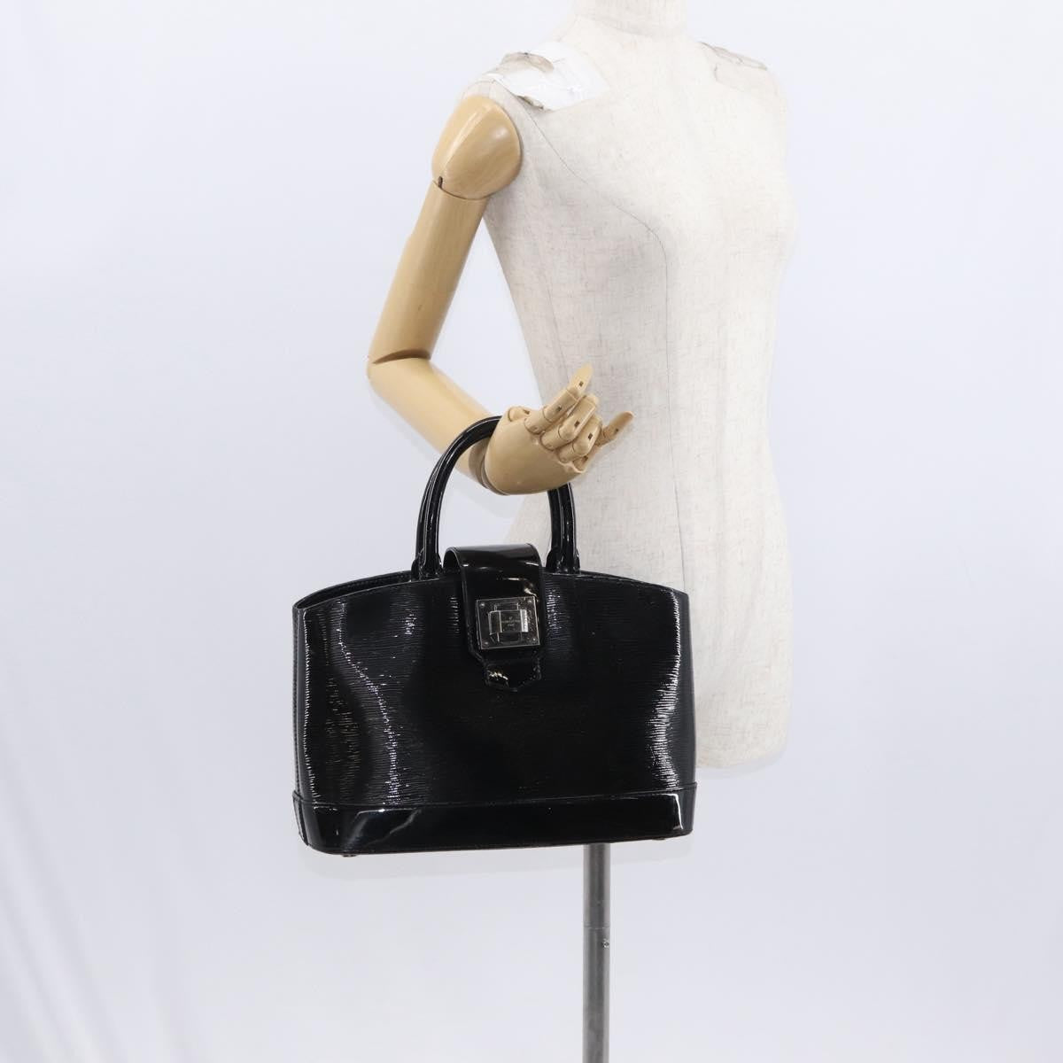 Louis Vuitton Mirabeau Handbag Electric Epi Leather Black Leather Handbag