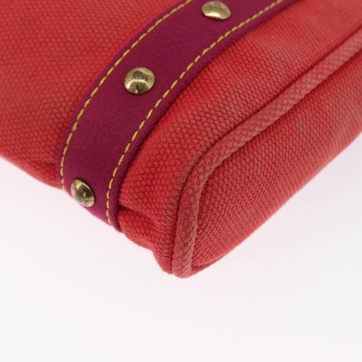 Louis Vuitton Antigua Tote Canvas Red Canvas Tote Bag