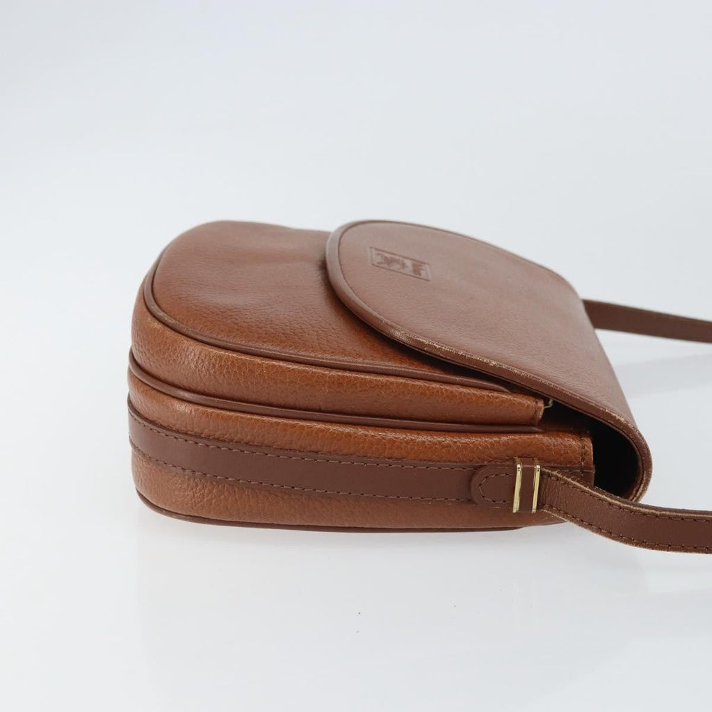 Burberry Vintage Shoulder Bag Leather Brown Leather Shoulder Bag