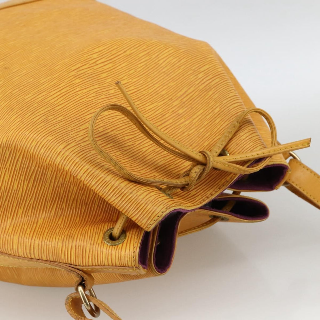 Louis Vuitton Noe Handbag Epi Leather Yellow Leather Shoulder Bag