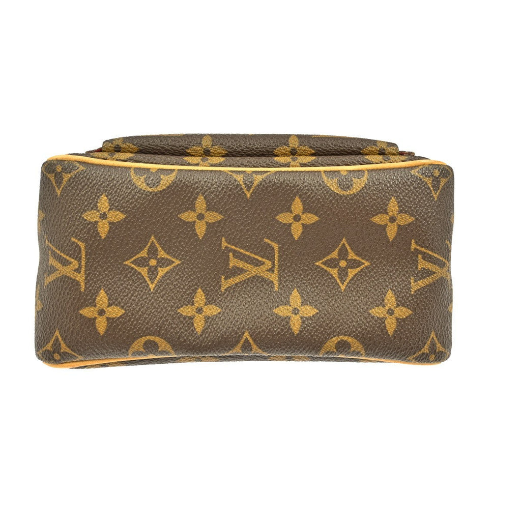 Louis Vuitton Viva Cite Handbag Monogram Canvas Brown Canvas Shoulder Bag