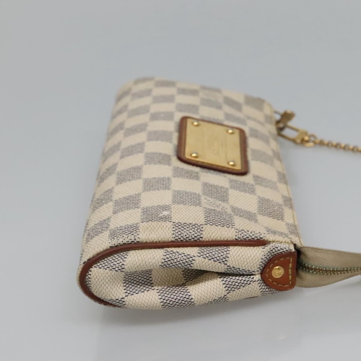 Louis Vuitton Eva Handbag Damier Beige Canvas Shoulder Bag