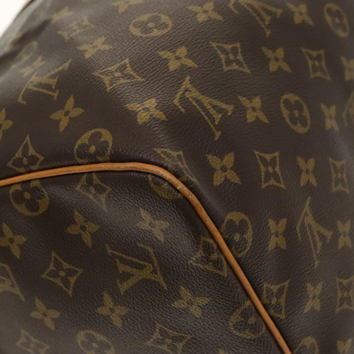 Louis Vuitton Keepall Bag Monogram Canvas Brown Canvas Travel Bag