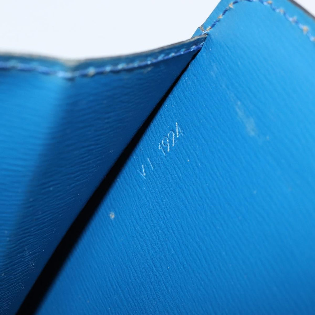 Louis Vuitton Capucines Shoulder Bag Epi Leather Blue Leather Shoulder Bag