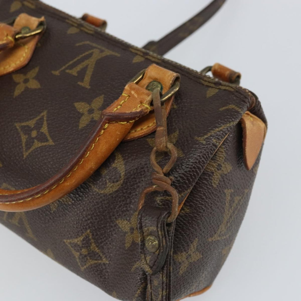 Louis Vuitton Speedy Mini Hl Handbag Monogram Canvas Brown Canvas Handbag