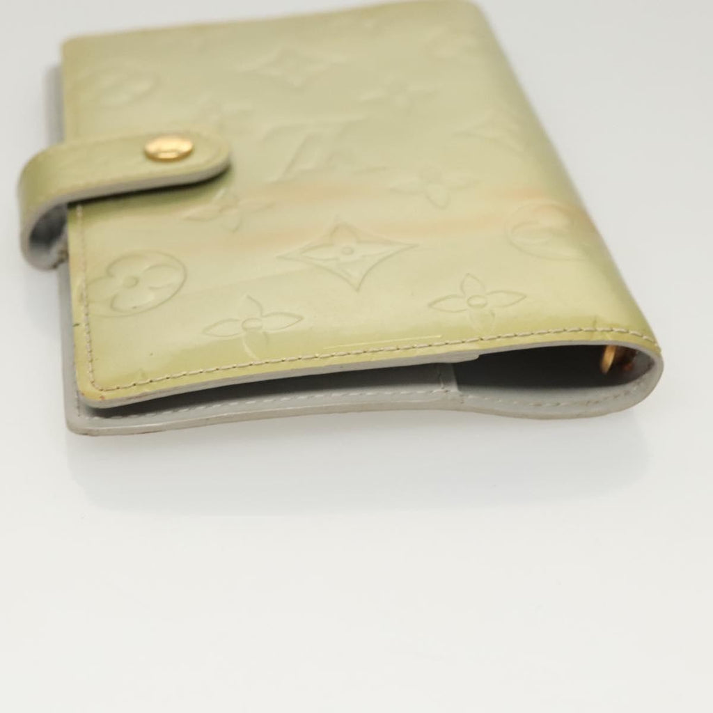 Louis Vuitton Agenda Cover Patent Leather Gray Patent_Leather Wallets Accessory